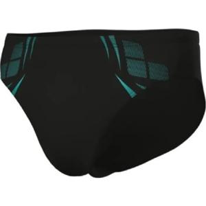 Плавки-сліпи для чоловіків Arena POSEIDONIA SWIM BRIEFS чорний, бірюзовий Чол